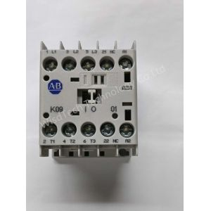100-K09*01 miniature contactor 9 AMP 3 Pole IEC rated, with an AC rated coil