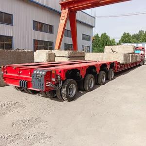 China TITAN Nicolas Modular Trailer | Multi Axle Hydraulic Low Bed Trailer factory
