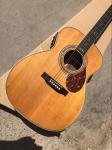 Ebony Fretboard OM body Signature Acoustic Electric Guitar (OM-G)