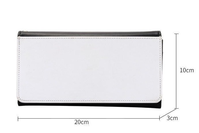 Waterproof Multiple Card Slots Sublimation Continental Ladies Wallet Womens Purse Clutch For Customized Photos