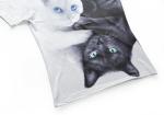 Animal Printing Sublimation Sports T Shirts , Mens Sublimated Tee Short Sleeve