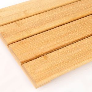 Stable Design Non-Slip Bamboo Bathroom Mat with Customized Logo and CE / EU