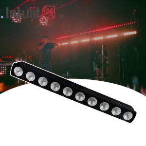 China 10x9W RGB DMX 3in1 LED wall wash light linear bar washer stage lighting factory