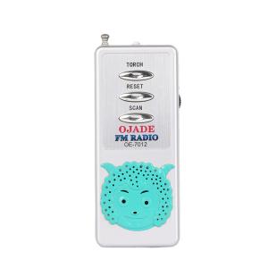 Cartoon Handheld FM Radio Pleasant Goat Design Speaker Emergency