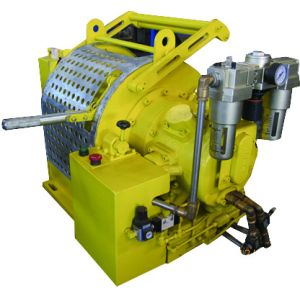 China Pneumatic Motor Powered Manriding Winch with Planetary Deceleration Mechanism factory