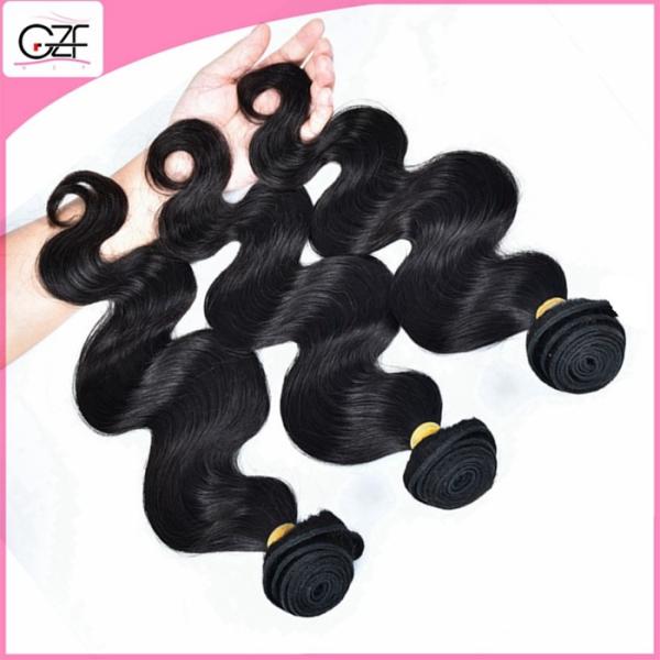 Black Color Hair Weaving Bundle Deals Virgin Hair New Salon 8A Body Wave Russian