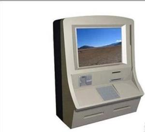 China 22 inch wall mounted touch screen bank kiosk, advertising touch screen kiosk factory