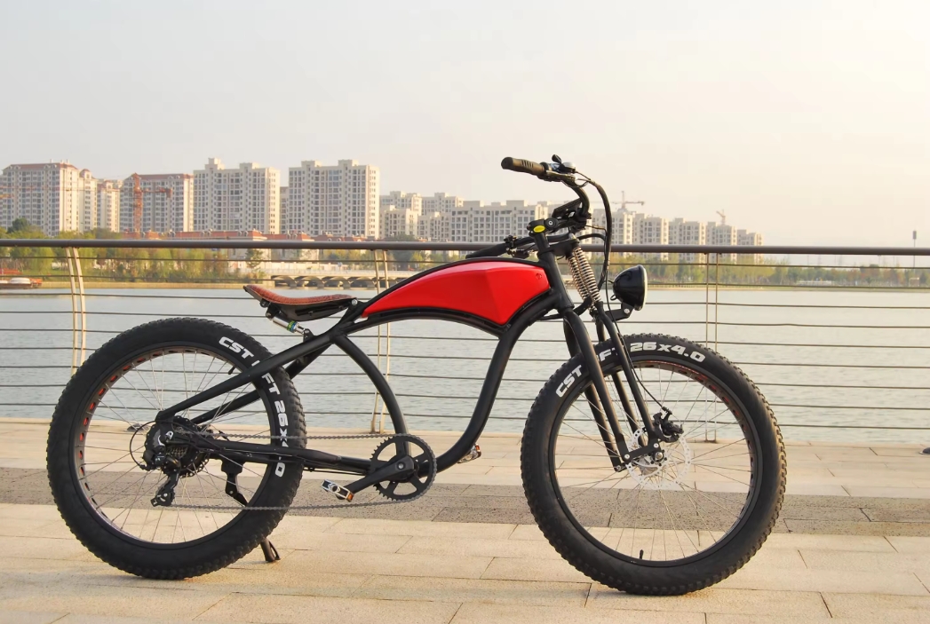 Hot Sale 26"*4.0 Fat Tire Ebike 7 Speed Electric City Bike 48V 500W 750W 1000W Optional Electric Bike For Adults