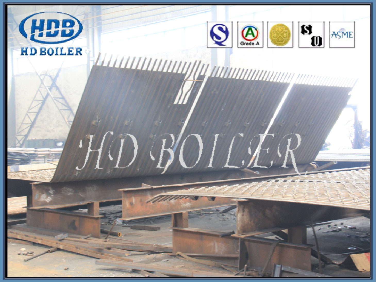 Stainless Steel Boiler Membrane Wall For Tube Furnace