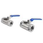 Hexagon Head Code Stainless Steel Wide Ball Valve for Internal Thread Pipe
