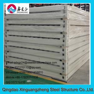 China Sandwich panel wall prefab flat pack office container house factory