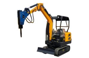 China 1800kg Portable Mini Excavator With Hydraulic Pilot Servo Operation System factory