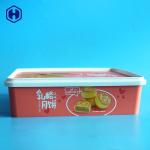 Anti - Counterfeiting Plastic Cupcake Boxes With Closed Square Cover