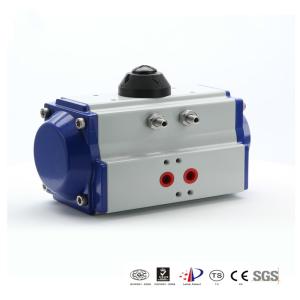 China ISO5211/DIN3337 Standard Pneumatic Rack And Pinion Actuator Clean Dry Air Medium factory