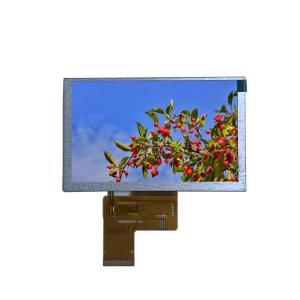 China 500nits Small TFT LCD Display 5in 800x480 40Pin Tft Lcd Color Monitor 50 70 Degree Viewing Angle factory