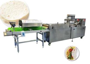 China 1000pcs/H Industrial 200mm Chapati Making Equipment 100g/PC Dough Weight factory