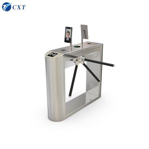 Stable Tripod Turnstile Gate Convenient With Alarm Prompt Functions