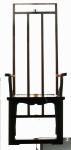 Modern Hotel Lobby Furniture Solid Wood Commodity Shelf Partition Wall Walnut