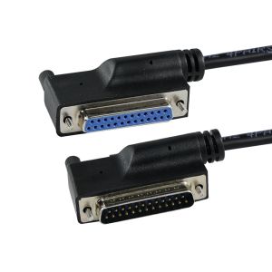 China DB25 Male to Female Parallel Extension Cable 25-Pin Shielded on sale