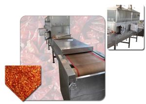 China Plc Control Microwave Tunnel Oven , Industrial Food Dehydrator Machine factory