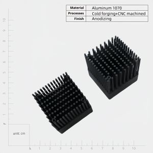 China Customized Lightweight Aluminum Cold Forging Heat Sink on sale