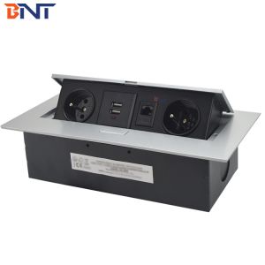 Keep Product In Stock Tabletop Ppop Up Power Data Outlet Square Button With USB