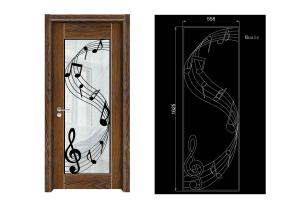 China Steel House Luxury Double Door Wrought Iron Door Glass Agon Filled 22*64inch Size Shaped factory