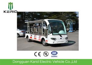China Standard Electric Sightseeing Bus With Four Wheels Hydraulic Braking System factory