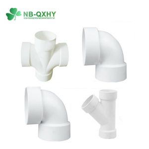 All Sizes PVC Pipe Fittings with Glue Connection and Cartons in ASTM Standard