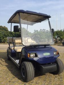 China Aluminum Chassis 48V Two Seaters Electric Mini Golf Car For Portable Valuables factory