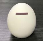 Custom Mini High Quality Unique Plastic Vinyl Egg Shape Piggy Bank money boxs