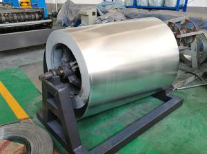 China 5 Tons Capacity Manual Decoiler With Beam Steel &amp; Steel Plate Welded Frame factory