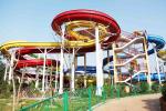 Exciting Waterpark Equipment / Fiberglass Water Slides With 304 Stainless Steel