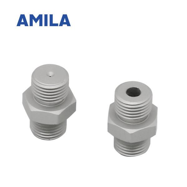 Aluminium Air Throttle Valve , Throttle Control Valve With M5-G1/4 Connection