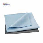 Polyamide Polyester Reusable Cleaning Cloth Blue 40x40cm 320GSM Square Glass