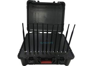China Handheld Box Manpack Jammer 11 Channels Antenna 55W High Power Built - In Battery factory