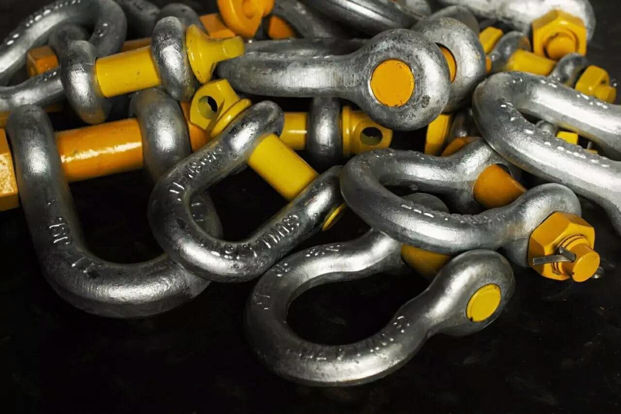 China 1 Inch Standard WLL 8.5 Tons Wide Body Shackles factory