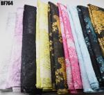 Customizable Color African Brocade Jacquard Fabric with and Jacquard Damask