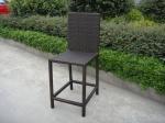 Resin Wicker Patio Furniture , Waterproof Garden Table And Chairs