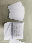 Pvc Thermal Printable White Blank Card Cr80 54*85.6mm For Card Production