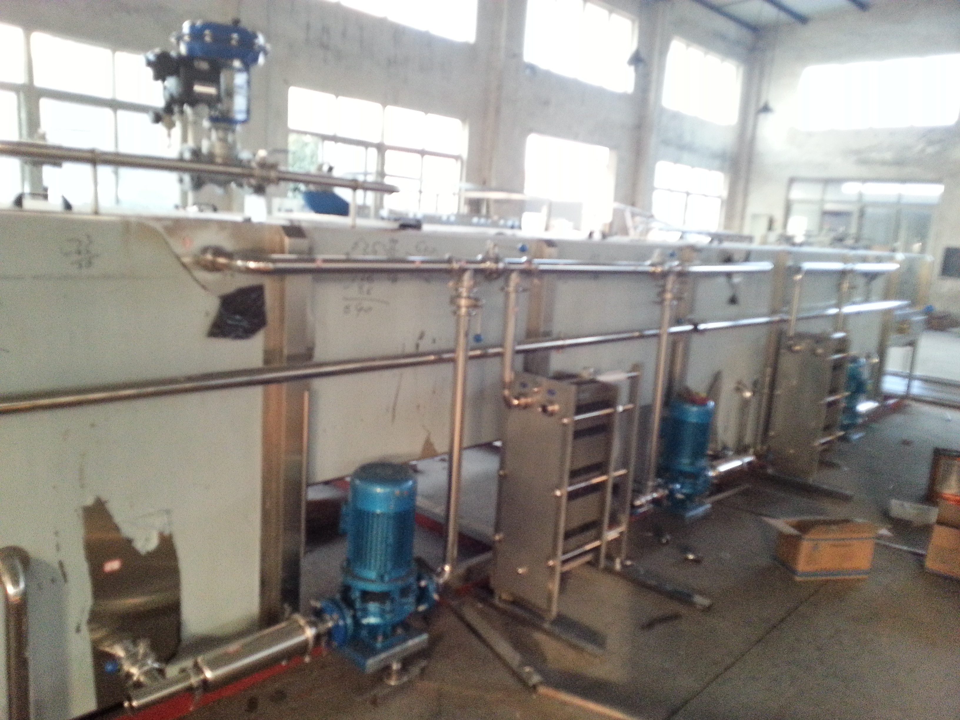 Water Immersion Continuous sterilizer UHT Sterilization Machine CE Certification