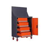 Orange 15 Drawers ISO9001 Mobile Tool Chest Workbench