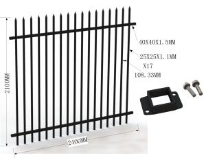 China Garrison Fencing (China Supplier) | Black Color Garrison Fence factory