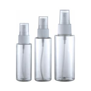 China Wholesales 40ml 60ml 100ml PET Spray Bottle for Travel Screen Printing Essential Oil factory