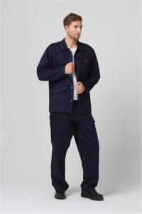 China Welding 350gsm Flame Resistant Outerwear , IEC61482 Fire Retardant Work Clothes factory