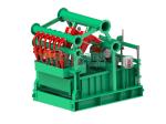 4" Desilter Cones 240m3/h Mud Cleaning Equipment with Bottom Shale Shaker