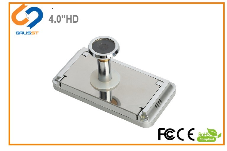 CE FCC ROHS Lookout Smart Door Viewer While Color Peep Holes For Front Doors