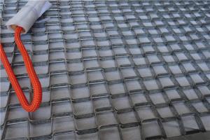 China Stainless Steel Drag Mats With 25X25mm Mesh Effortless Field Maintenance factory