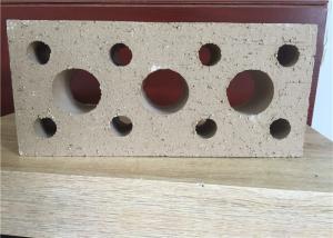 China Low Water Absorption Hollow Clay Brick , Hollow Building Blocks For Walls factory