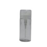 100ml PET Collar Customized Press Push Down Dispenser Bottle for Make Up Remover
